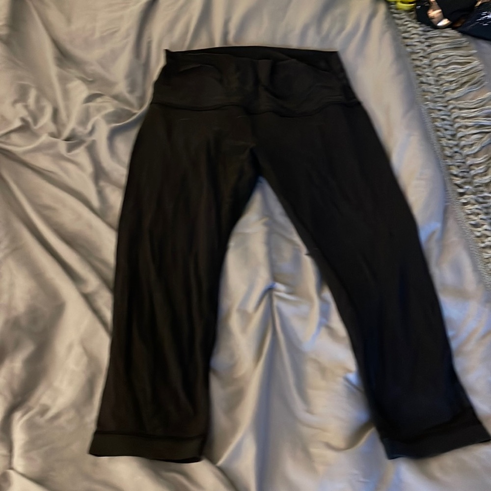 Lululemon Align Crops - Black - Size 10